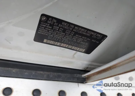 2007 BMW X5 3.0Si z USA, uszkodzony, nr VIN 5UXFE43547L012072